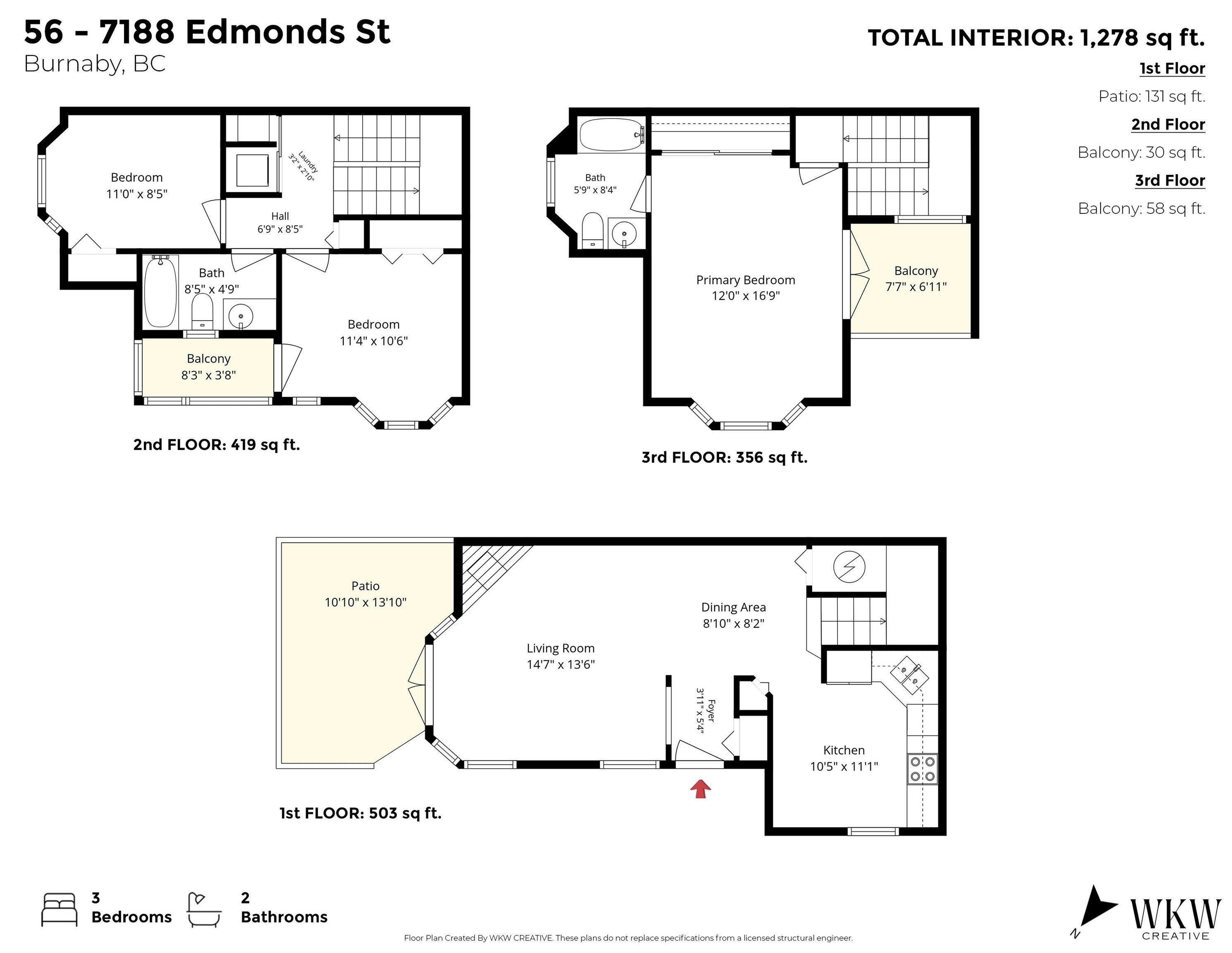 56-7188 Edmonds Street, Burnaby, BC, V3N 4X6 - 30