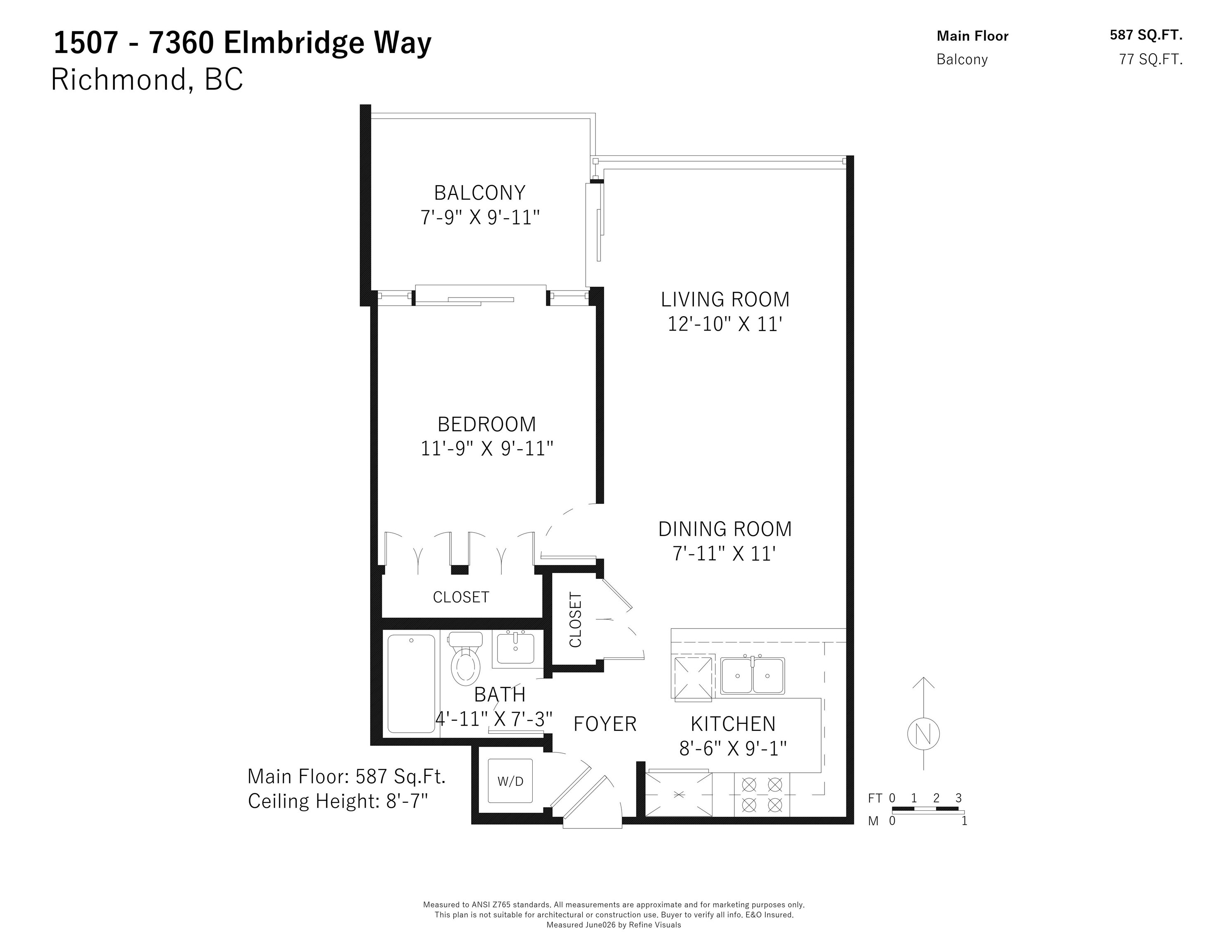 1507-7360 Elmbridge Way, Richmond, BC, V6X 0A5 - 11