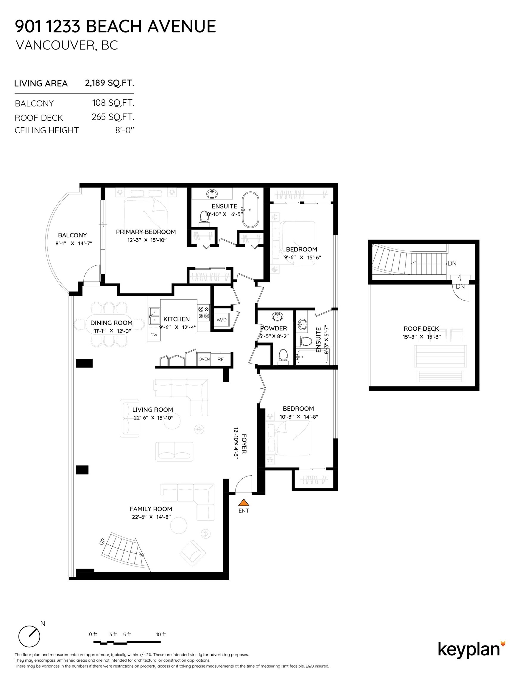 901-1233 Beach Avenue, Vancouver, BC, V6E 1V4 - 38