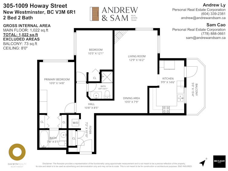 305-1009 Howay Street, New Westminster, BC, V3M 6R1 - 32