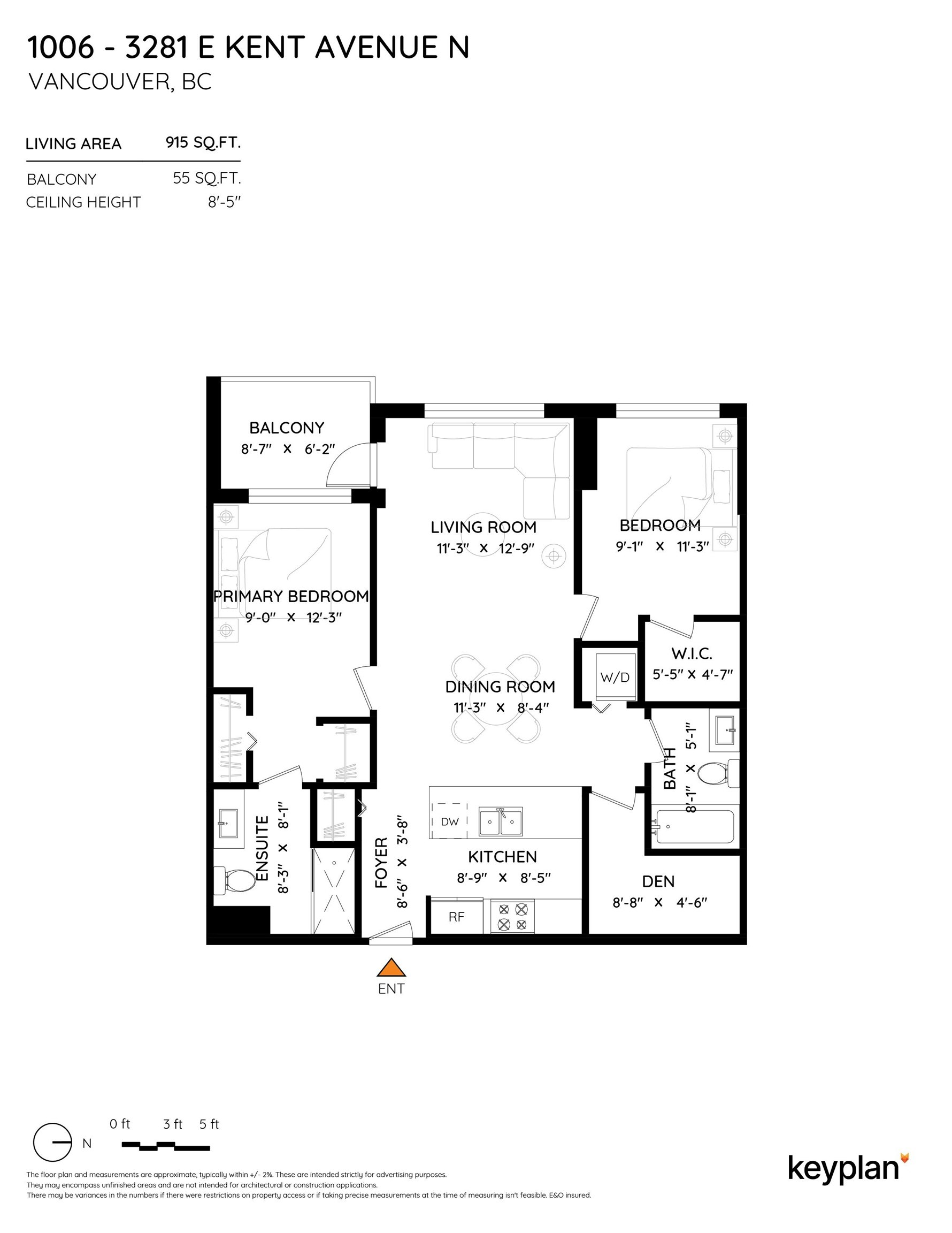 1006-3281 E Kent Avenue North, Vancouver, BC, V5S 0C4 - 33