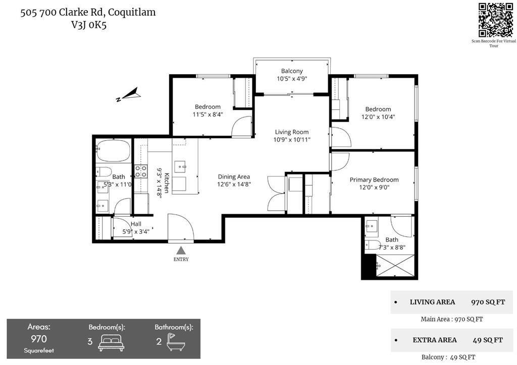 505-700 Clarke Road, Coquitlam, BC, V3J 0K5 - 24