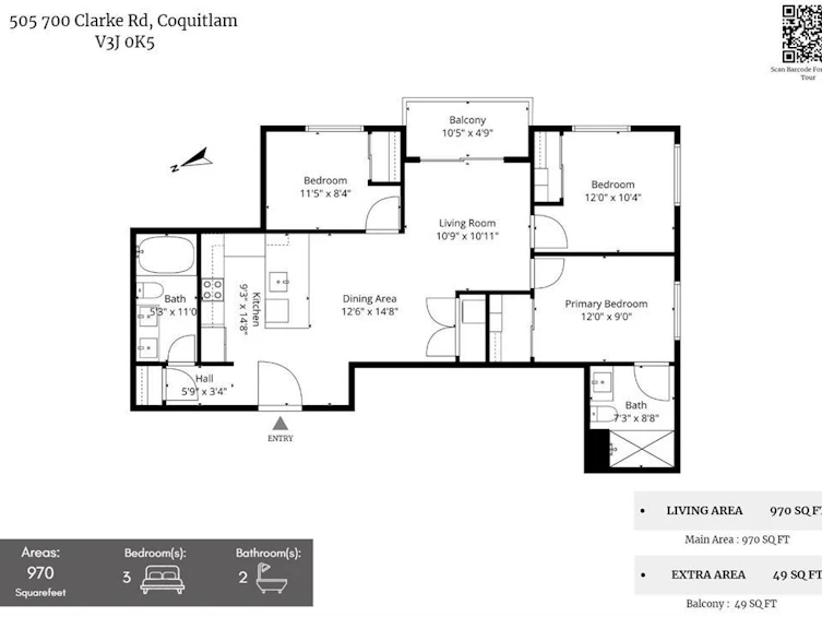 505-700 Clarke Road, Coquitlam, BC, V3J 0K5 - 24