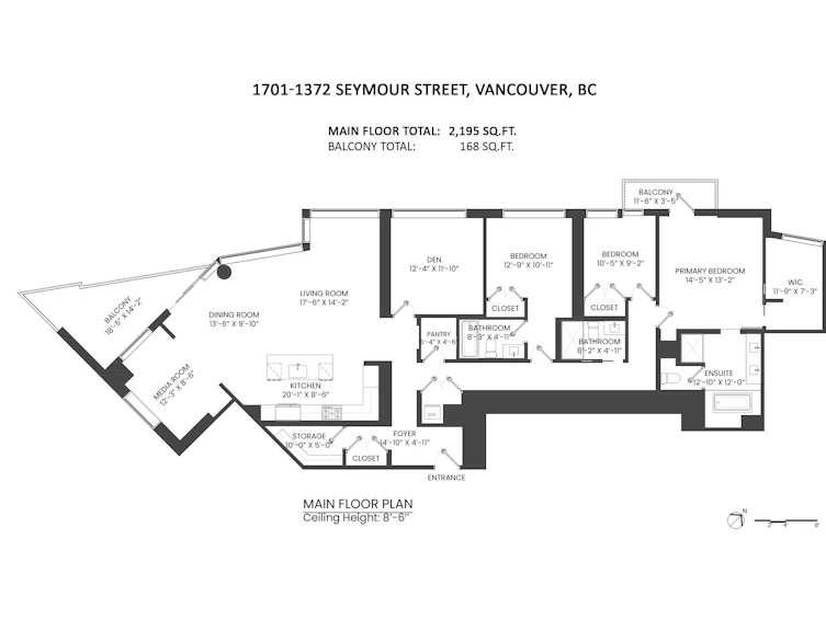 1701-1372 Seymour Street, Vancouver, BC, V6B 0L1 - 37