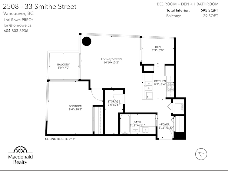 2508-33 Smithe Street, Vancouver, BC, V6B 0B5 - 31