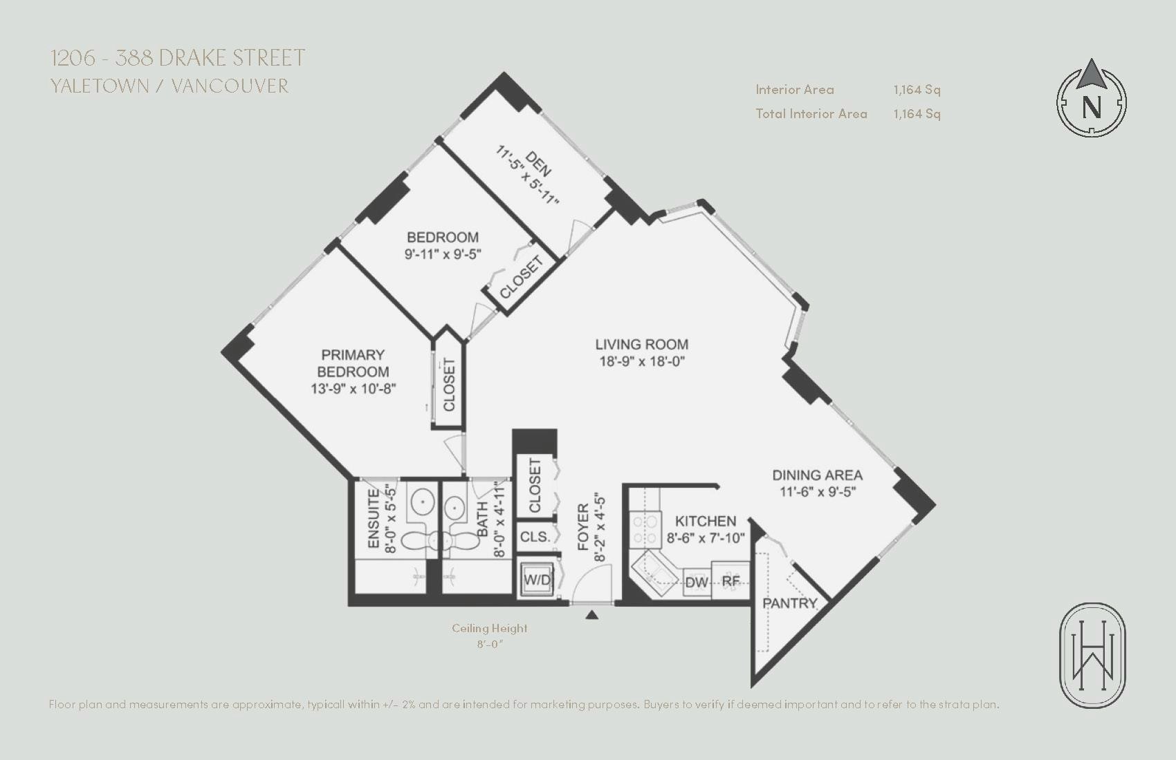 1206-388 Drake Street, Vancouver, BC, V6B 6A8 - 12
