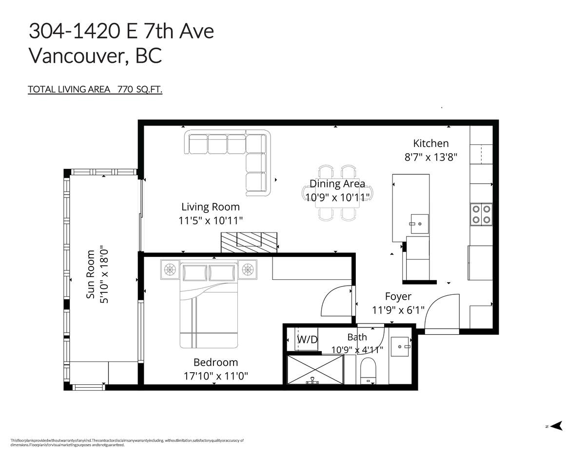 304-1420 E 7th Avenue, Vancouver, BC, V5N 1R8 - 18