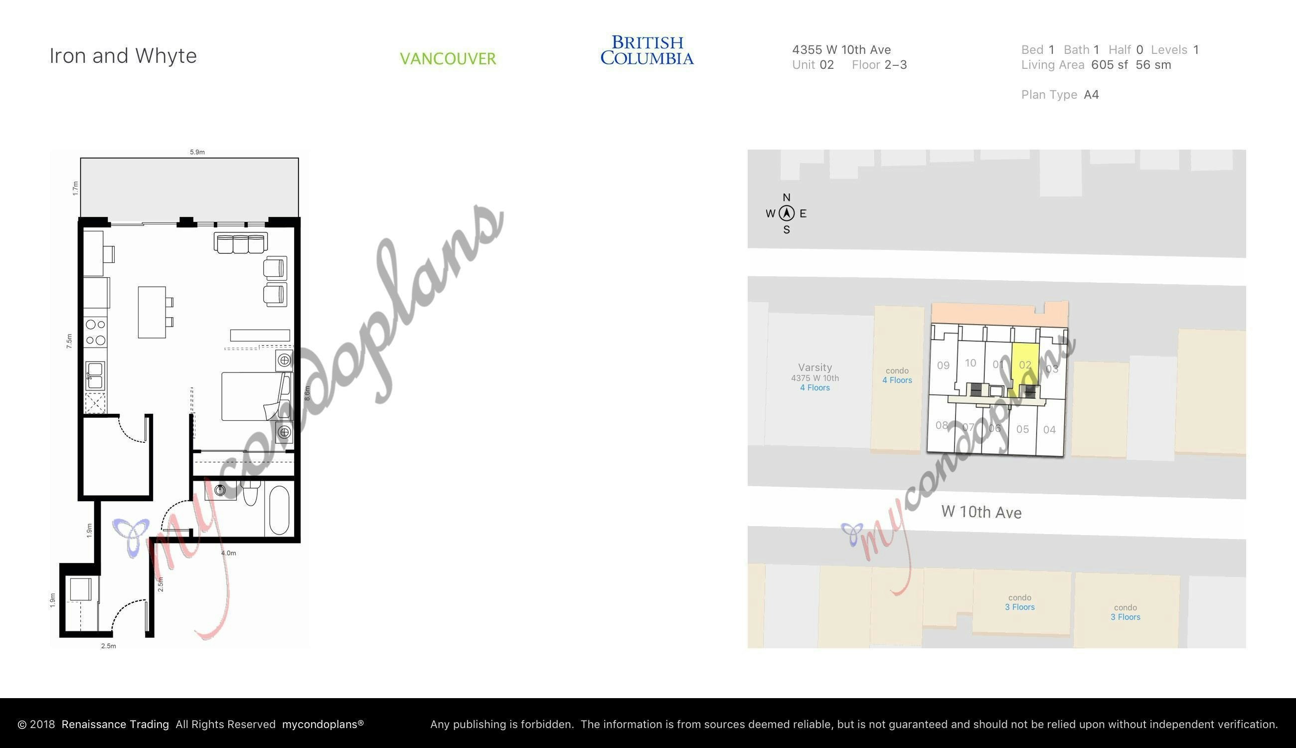 200-4355 W 10 Avenue, Vancouver, BC, V6R 2H6 - 2