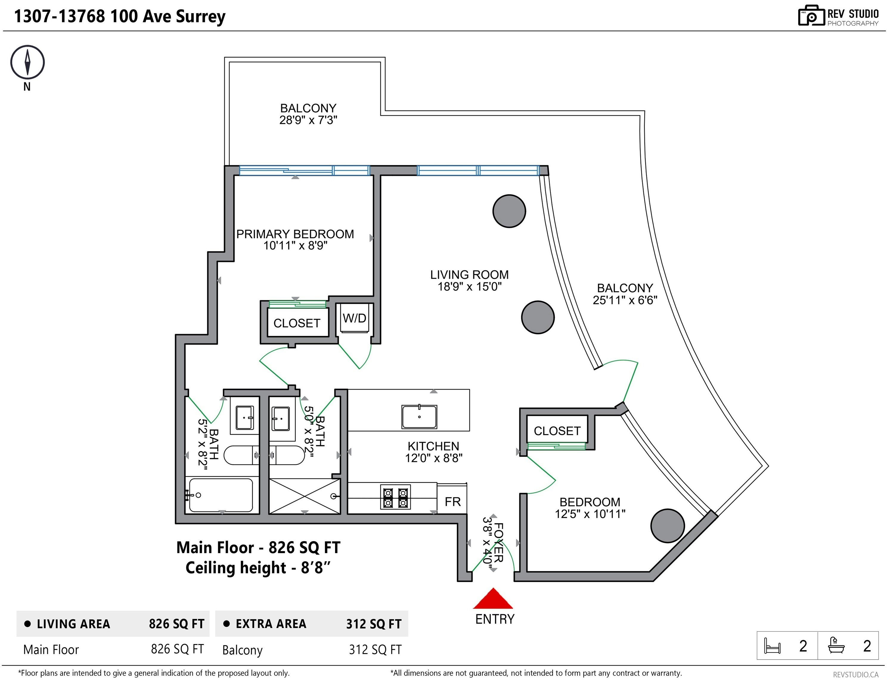 1307-13768 100 Avenue, Surrey, BC, V3T 0V2 - 12