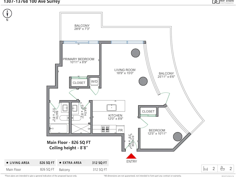 1307-13768 100 Avenue, Surrey, BC, V3T 0V2 - 12