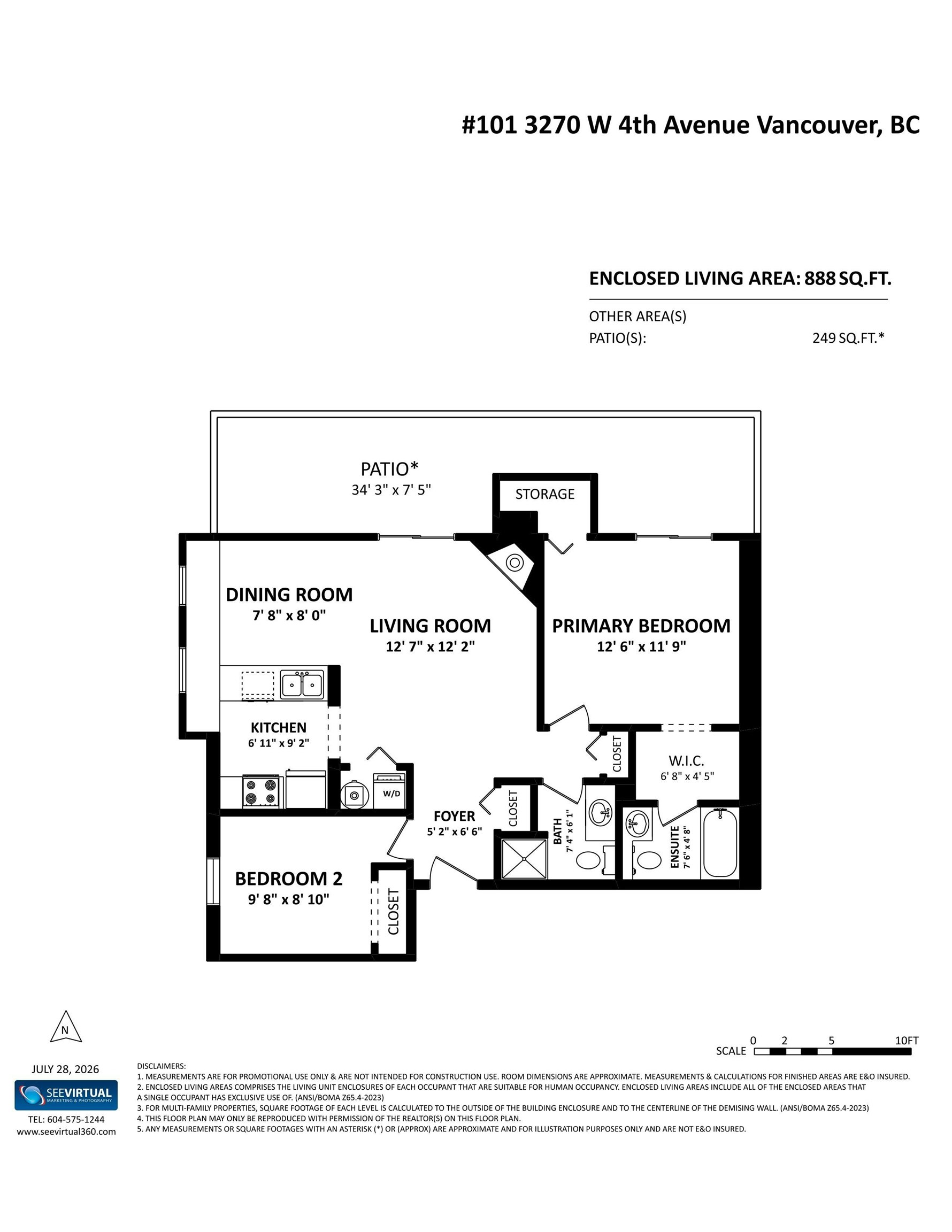 101-3270 W 4th Avenue, Vancouver, BC, V6K 1R9 - 30