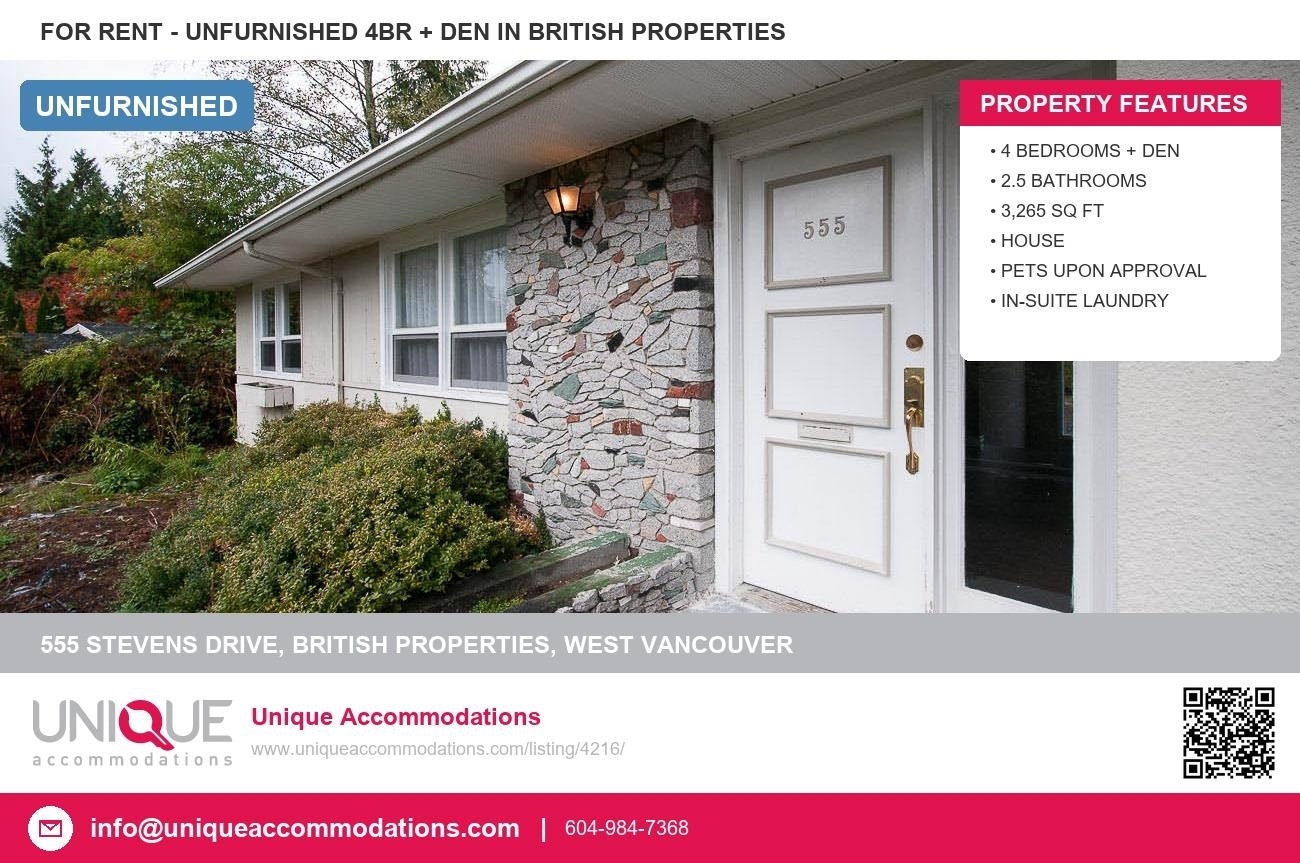 555 Stevens Drive, West Vancouver, BC, V7S 1E1