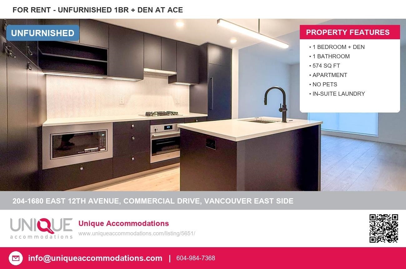 204-1680 E 12th Avenue, Vancouver, BC, V5N 0K9