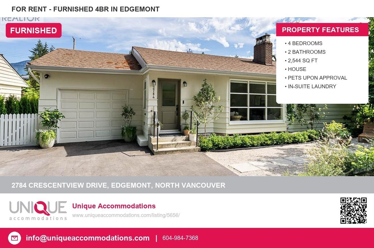 2784 Crescentview Drive, North Vancouver, BC, V7R 2V1