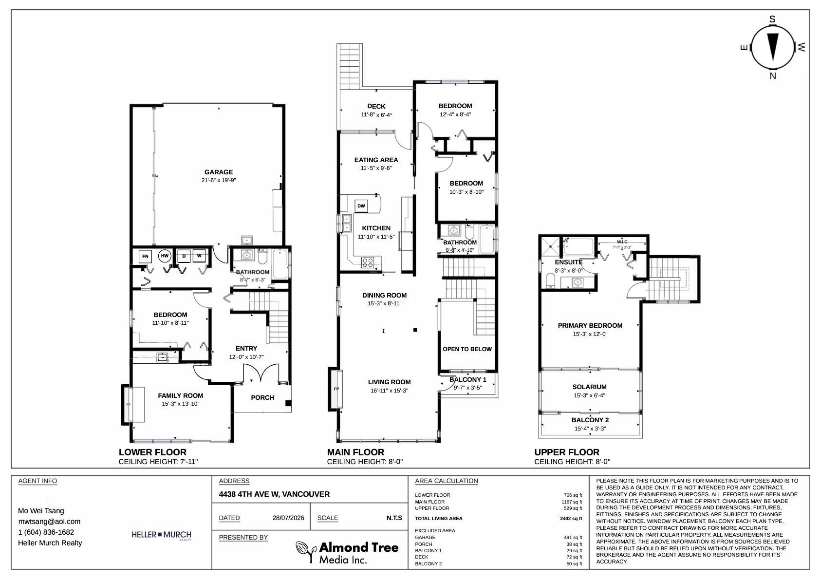 4438 W 4th Avenue, Vancouver, BC, V6R 1R1