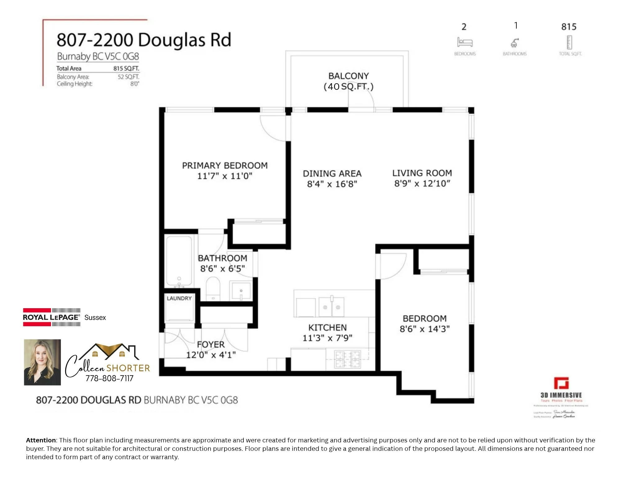 807-2200 Douglas Road, Burnaby, BC, V5C 5A7 - 30