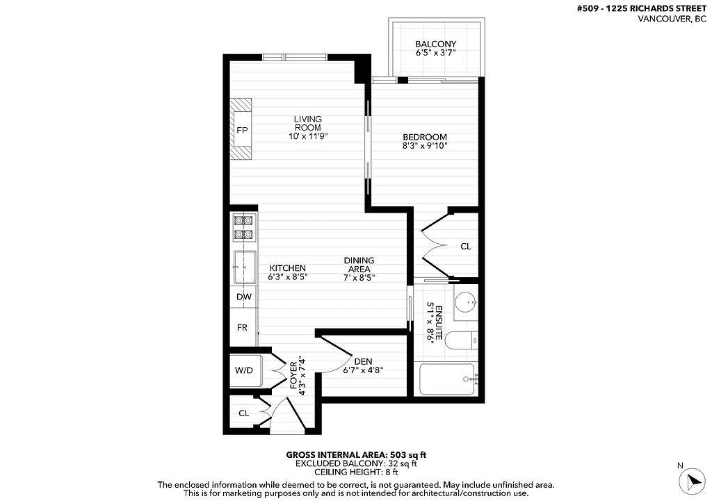 509-1225 Richards Street, Vancouver, BC, V6B 1E6 - 17