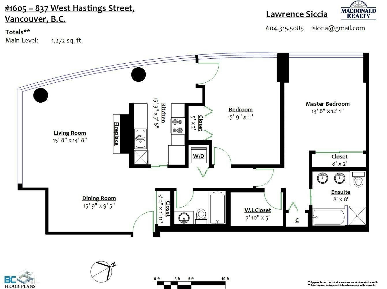 1605-837 W Hastings Street, Vancouver, BC, V6C 3N7 - 22
