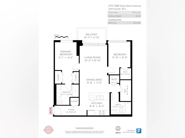 711-3281 E Kent Avenue North, Vancouver, BC, V5S 0C4 - 21