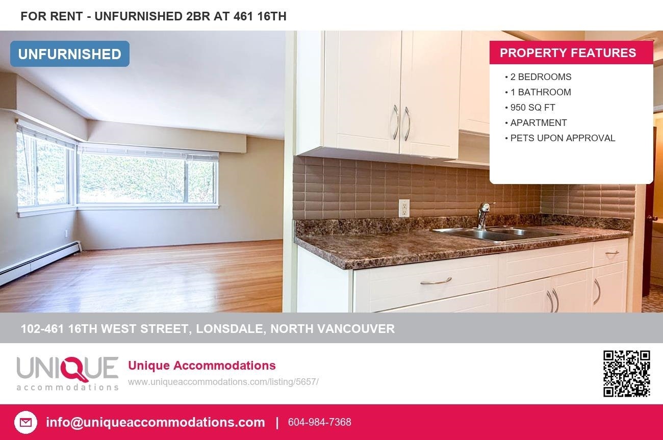 102-461 16th West Street, North Vancouver, BC, V7M 1V1