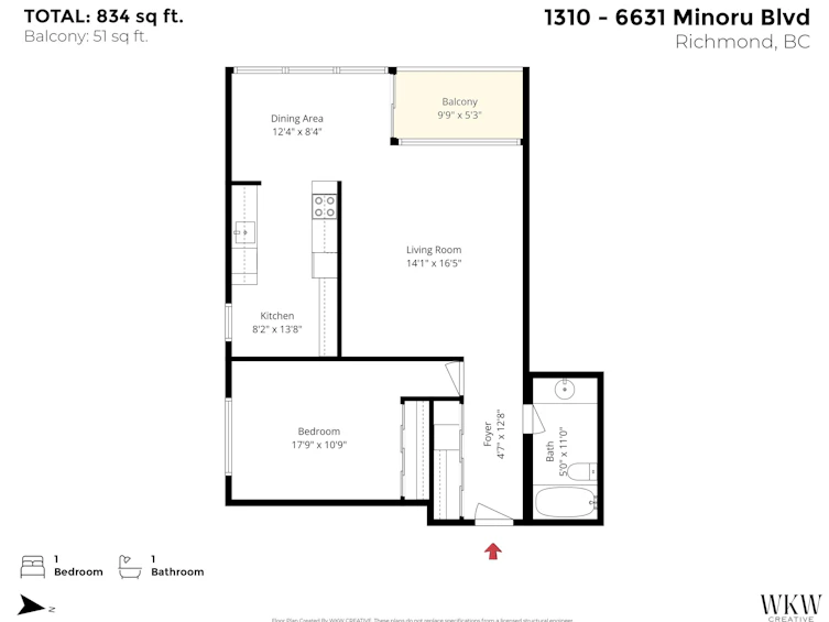 1310-6631 Minoru Boulevard, Richmond, BC, V6Y 1Z1 - 21