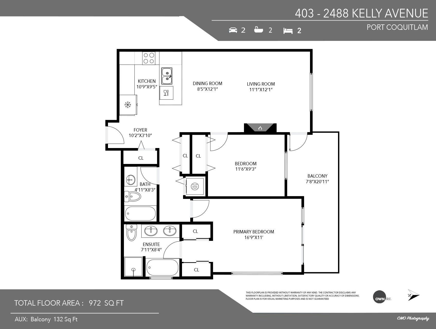 403-2488 Kelly Avenue, Port Coquitlam, BC, V3C 1Y4 - 40