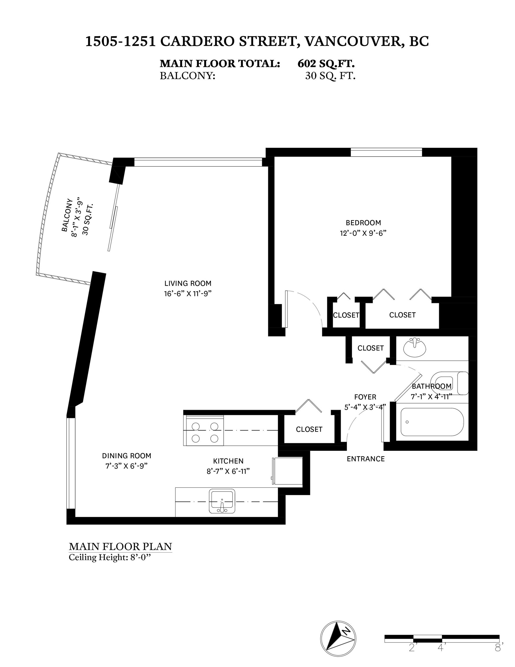 1505-1251 Cardero Street, Vancouver, BC, V6G 2H9 - 17