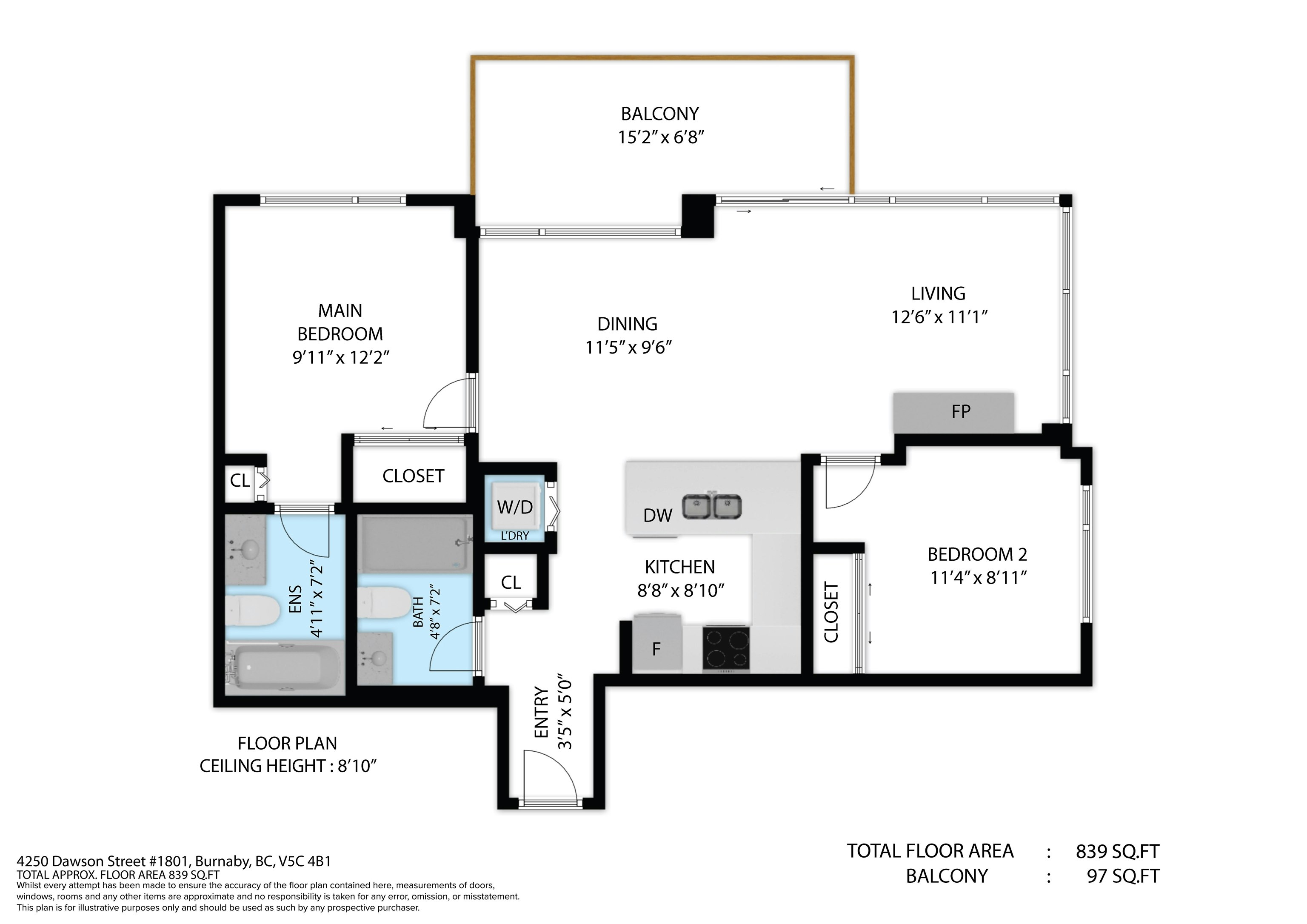1801-4250 Dawson Street, Burnaby, BC, V5C 4B1 - 39