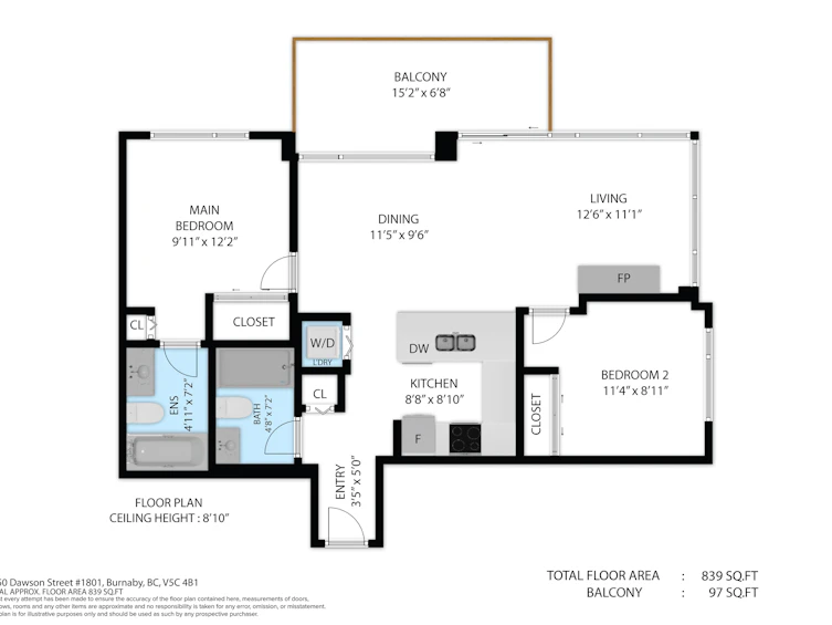 1801-4250 Dawson Street, Burnaby, BC, V5C 4B1 - 39