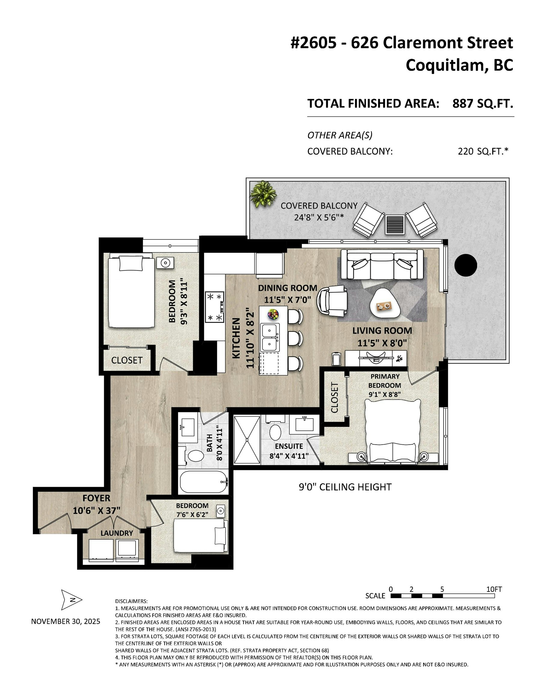 2605-626 Claremont Street, Coquitlam, BC, V3J 0T1 - 38