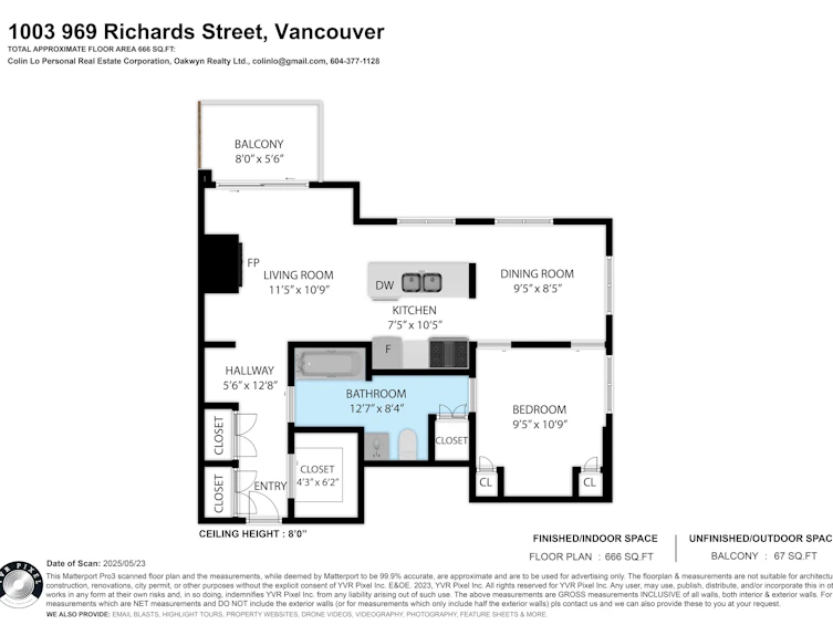 1003-969 Richards Street, Vancouver, BC, V6B 1A8 - 4