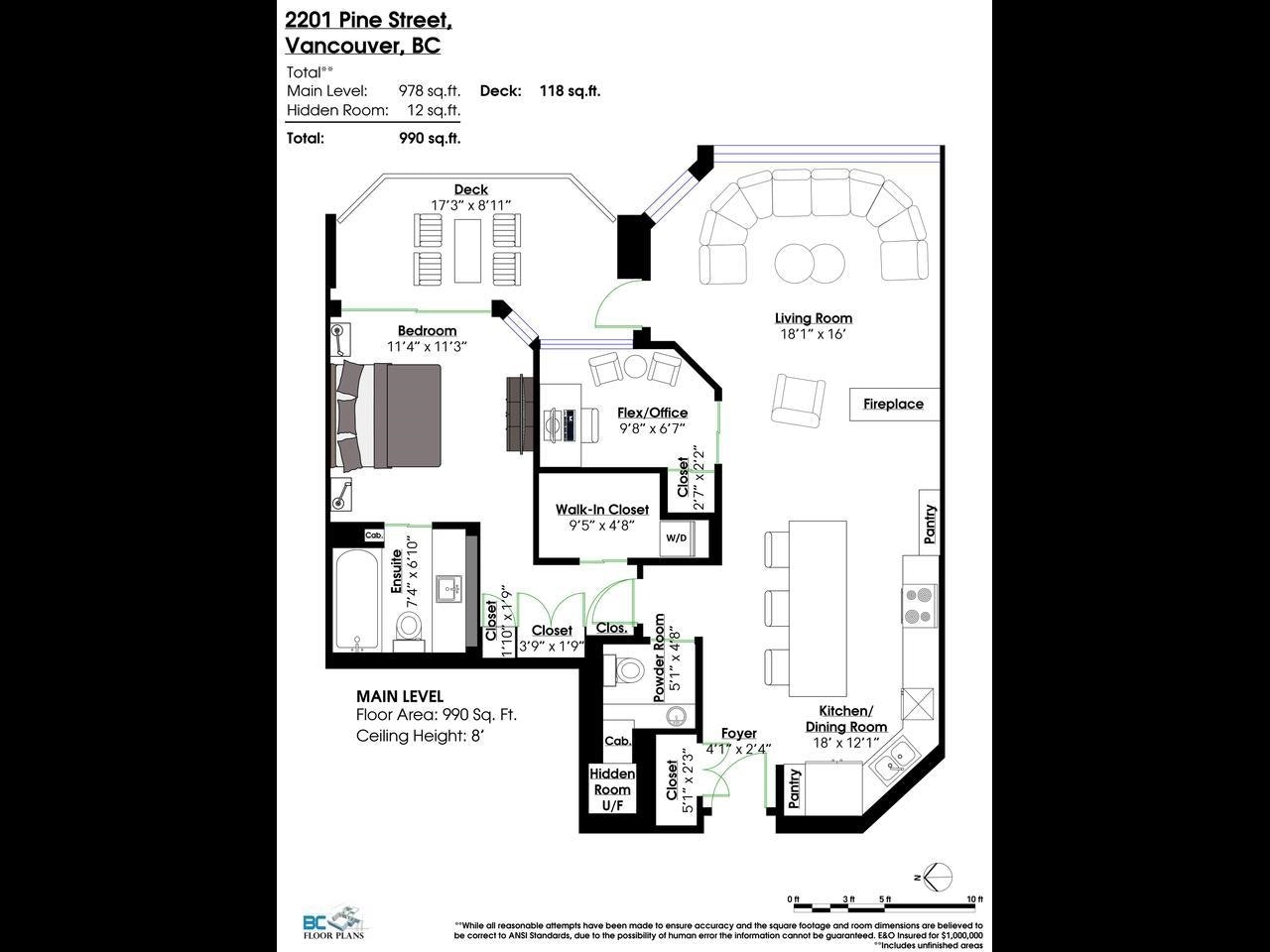 907-2201 Pine Street, Vancouver, BC, V6J 5E7 - 30