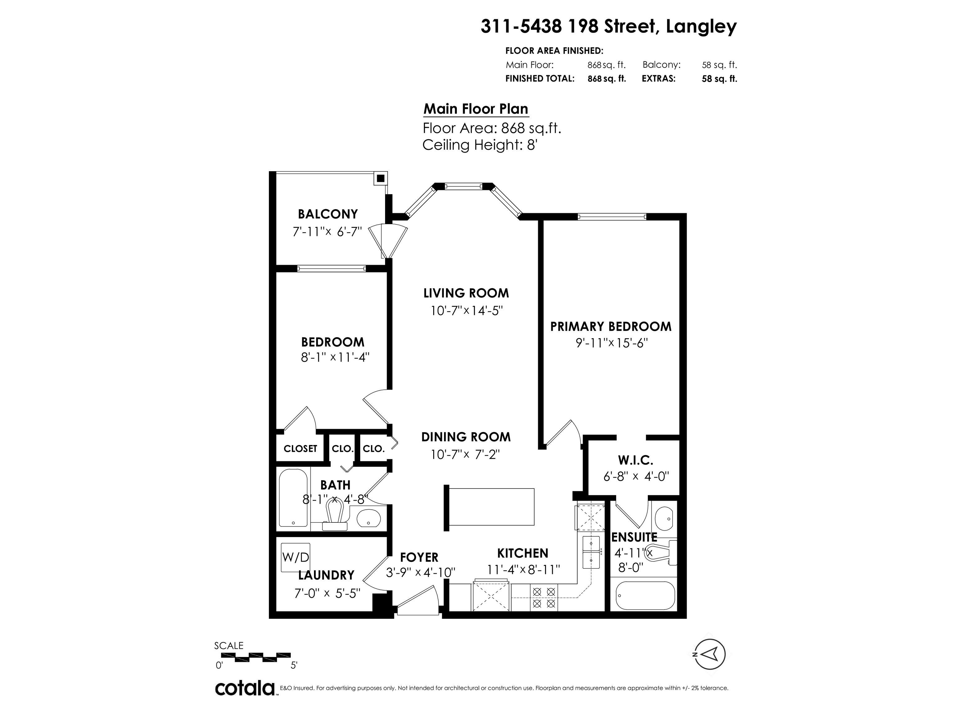 311-5438 198 Street, Langley, BC, V3A 1G2 - 34
