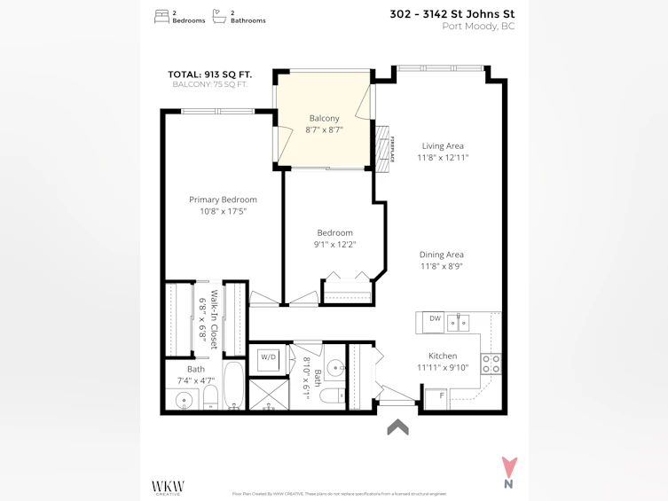 302-3142 St Johns Street, Port Moody, BC, V3H 5E5 - 3