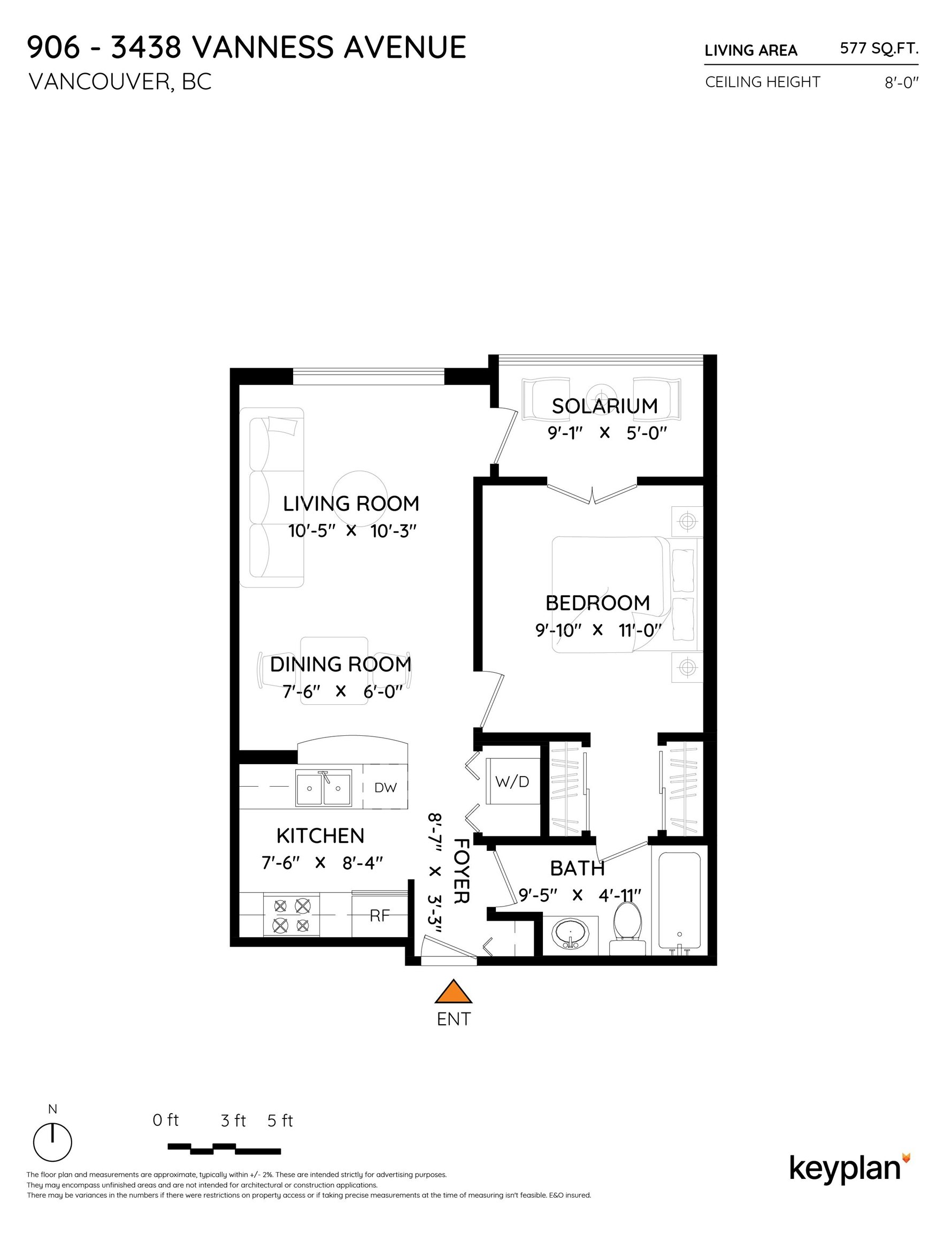 906-3438 Vanness Avenue, Vancouver, BC, V5R 6E7 - 2
