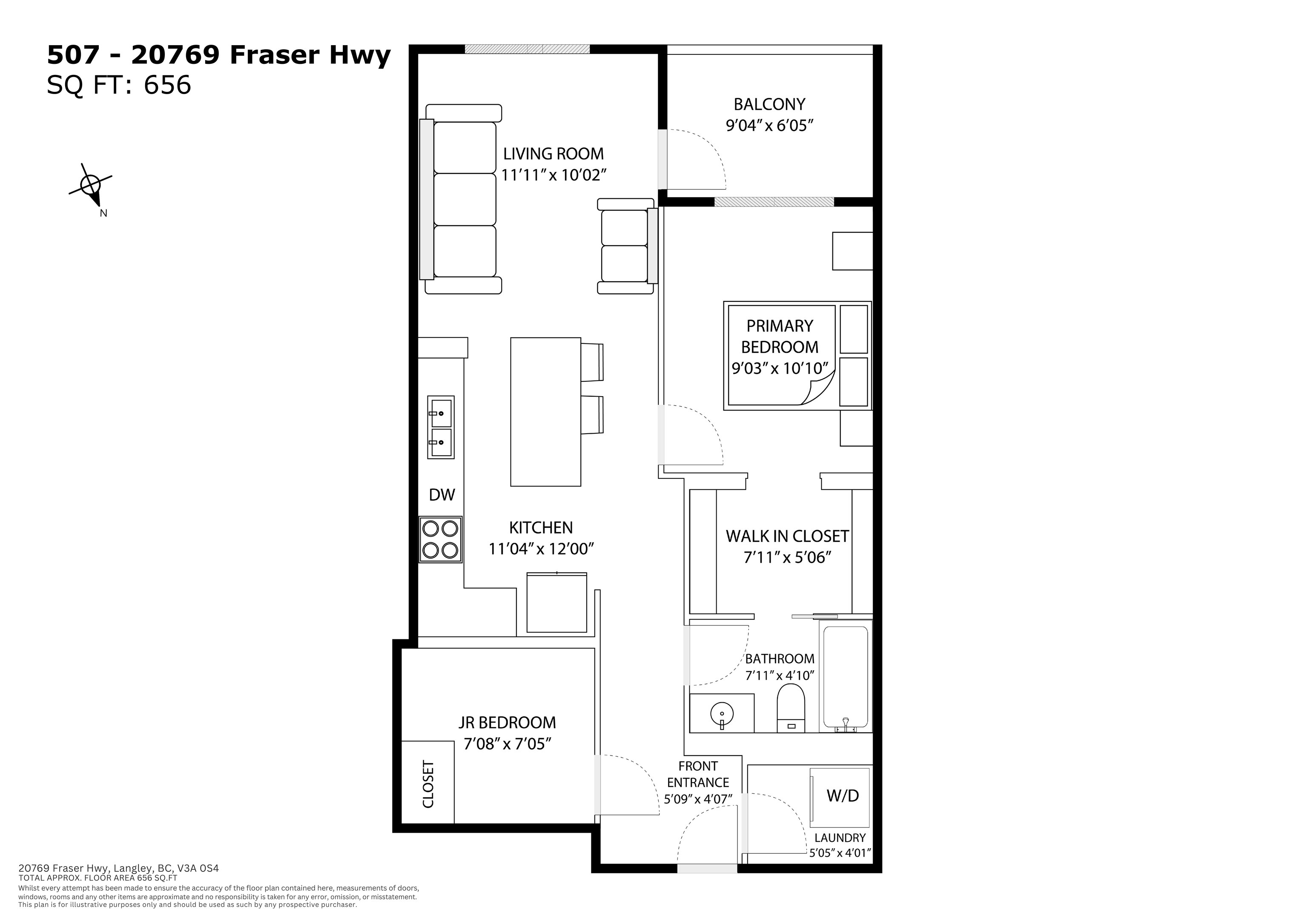 507-20769 Fraser Highway, Langley, BC, V3A 0S4 - 21