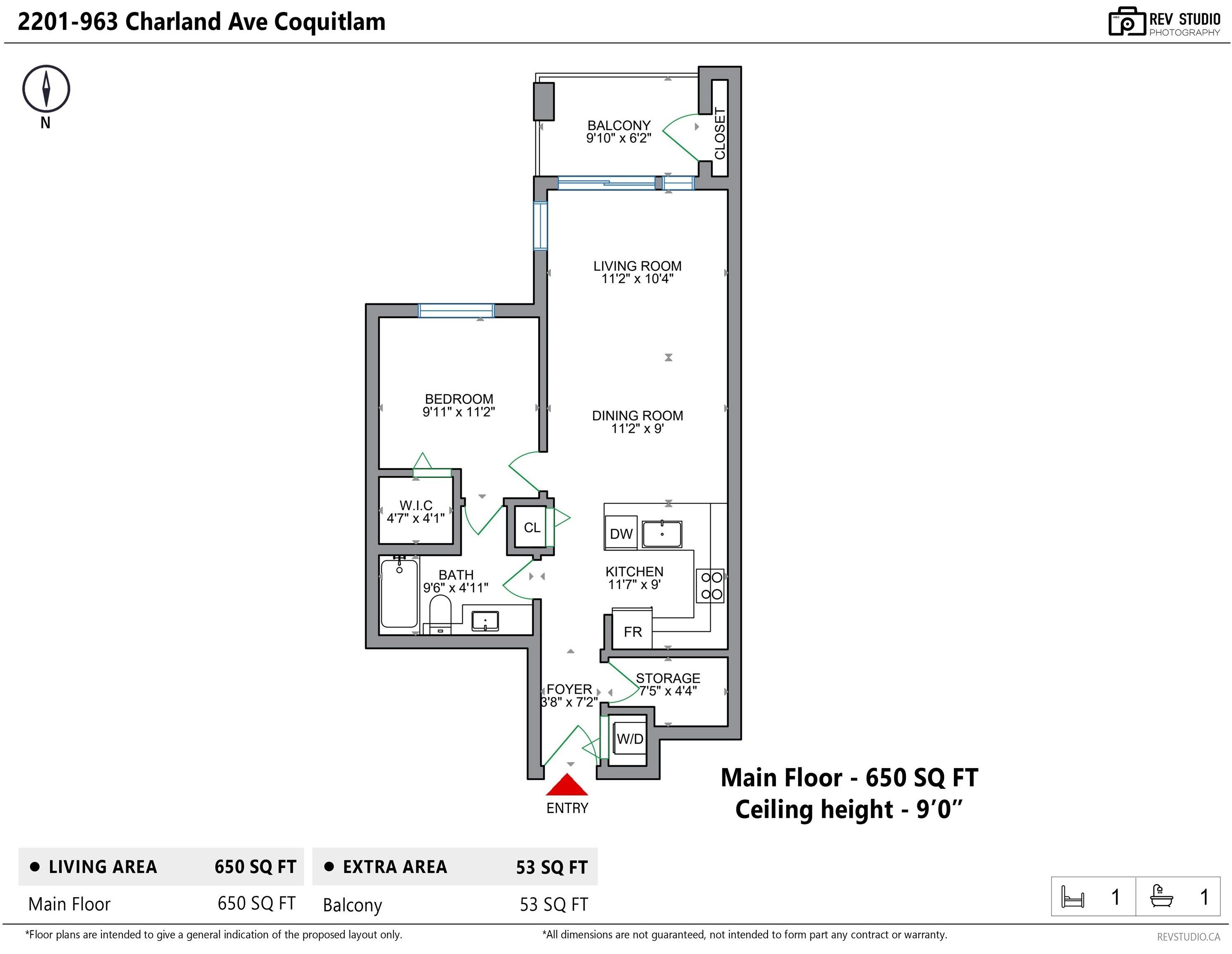 2201-963 Charland Avenue, Coquitlam, BC, V3K 0E2 - 30