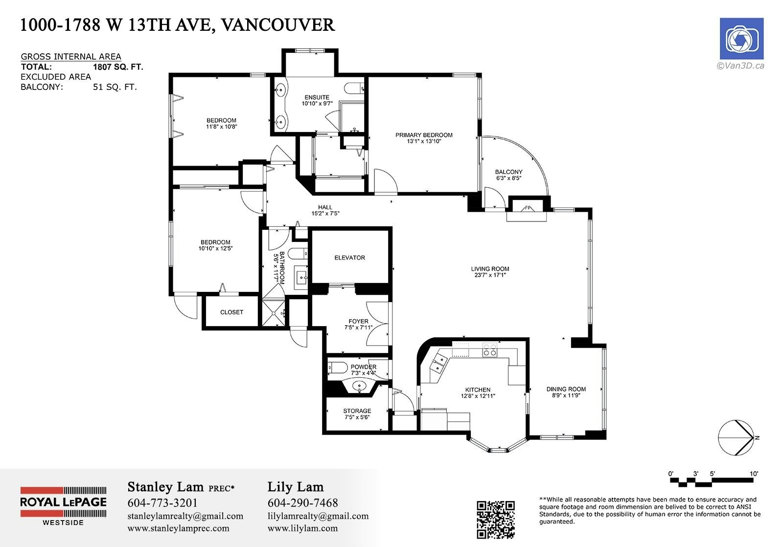 1000-1788 W 13th Avenue, Vancouver, BC, V6J 2H1 - 27