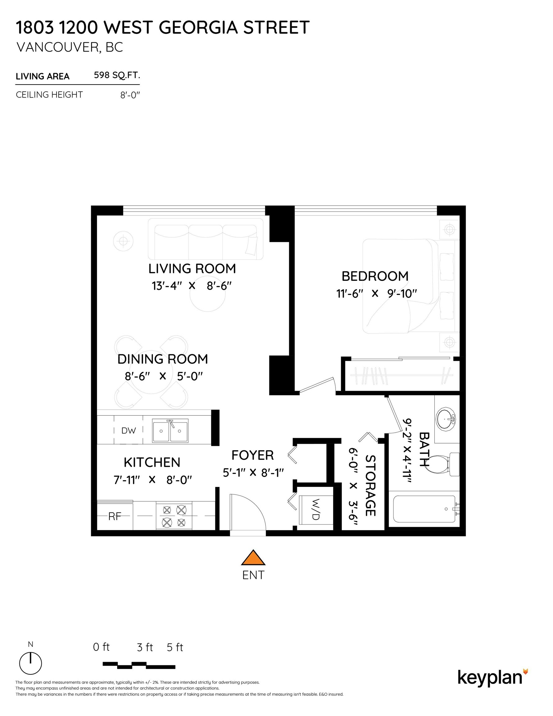 1803-1200 W Georgia Street, Vancouver, BC, V6E 4R2 - 34