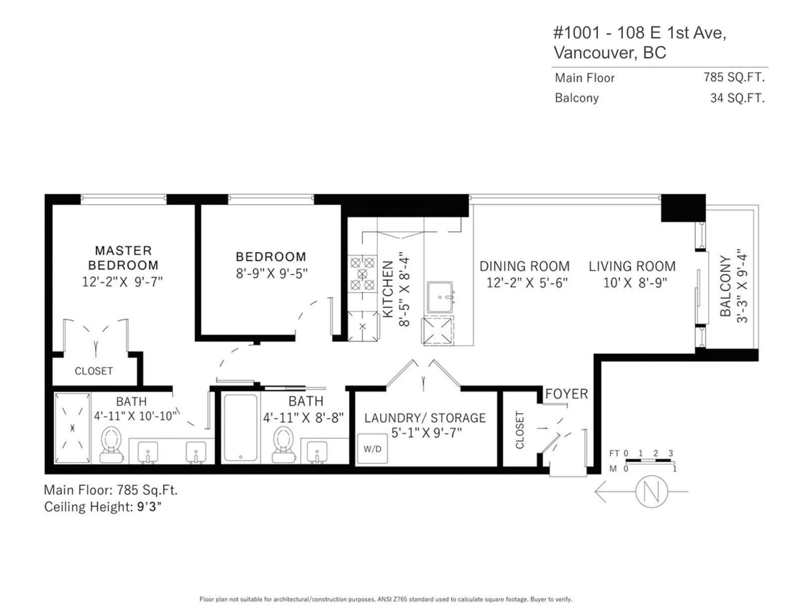 1001-108 E 1st Avenue, Vancouver, BC, V5T 0E4 - 28