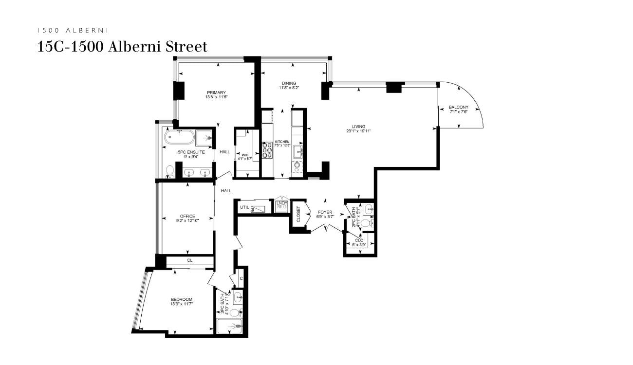 15C-1500 Alberni Street, Vancouver, BC, V6G 3C9