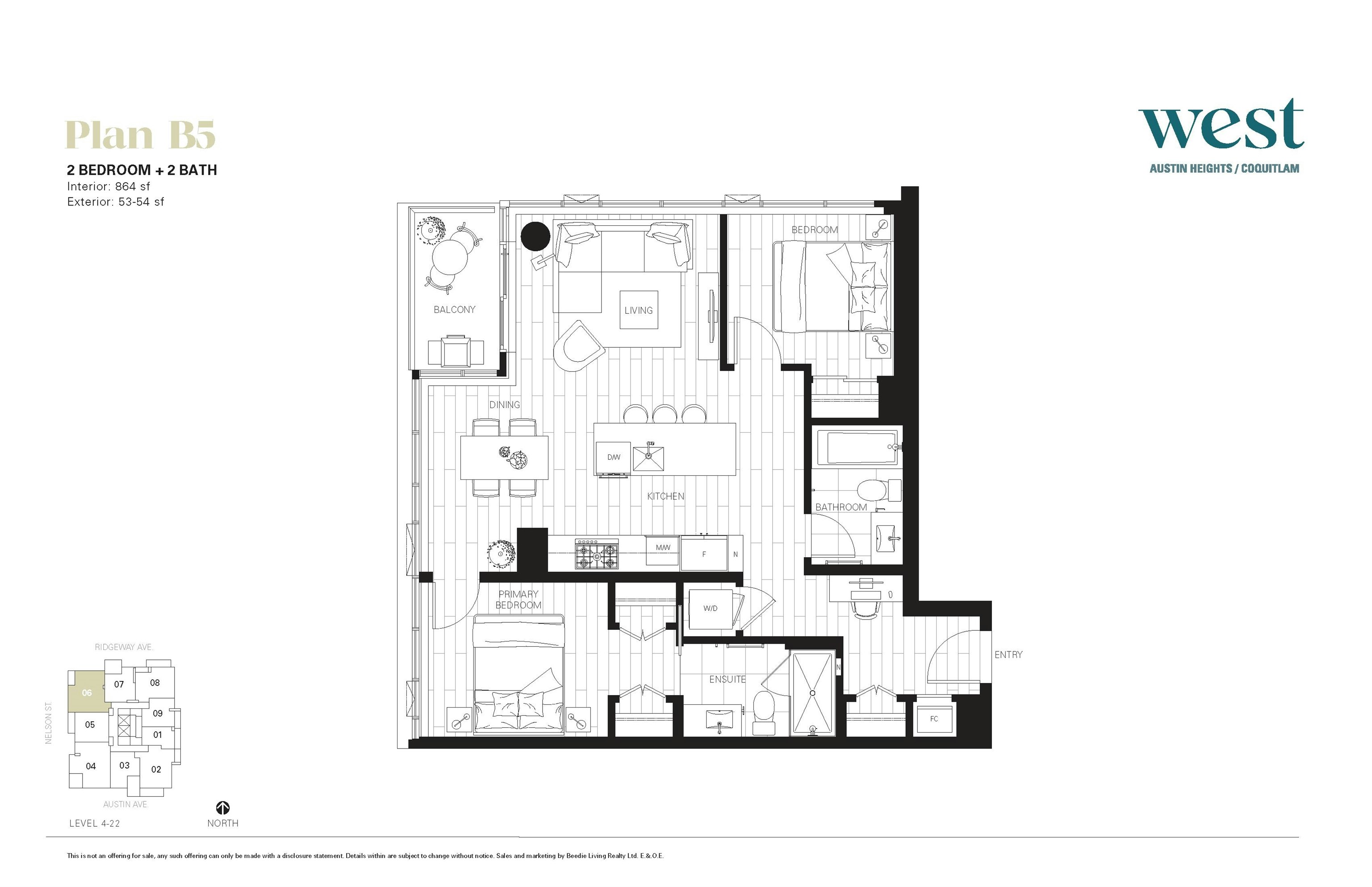 2206-505 Nelson Street, Coquitlam, BC, V3J 0R5