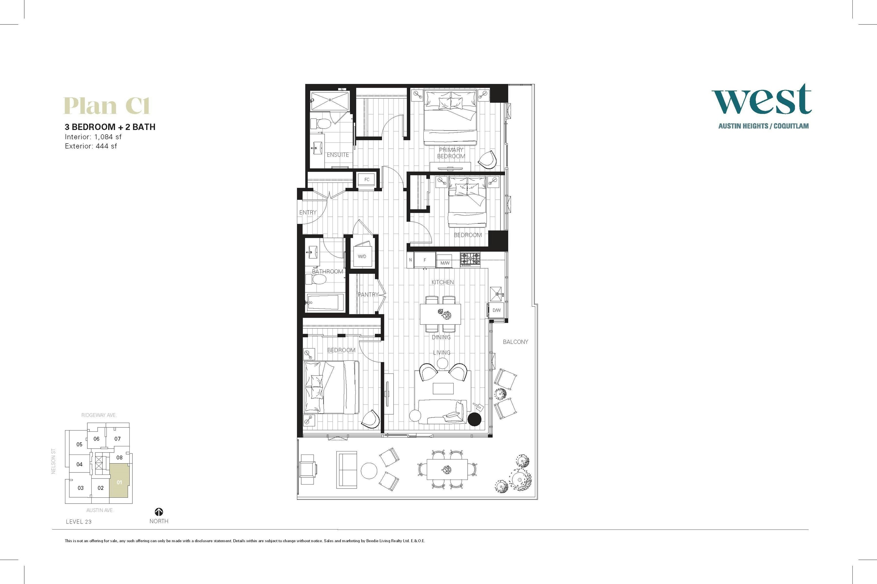 2301-505 Nelson Street, Coquitlam, BC, V3J 0R5