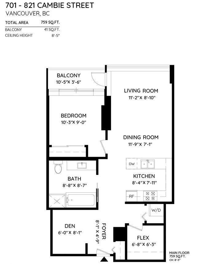 701-821 Cambie Street, Vancouver, BC, V6B 0E3 - 28