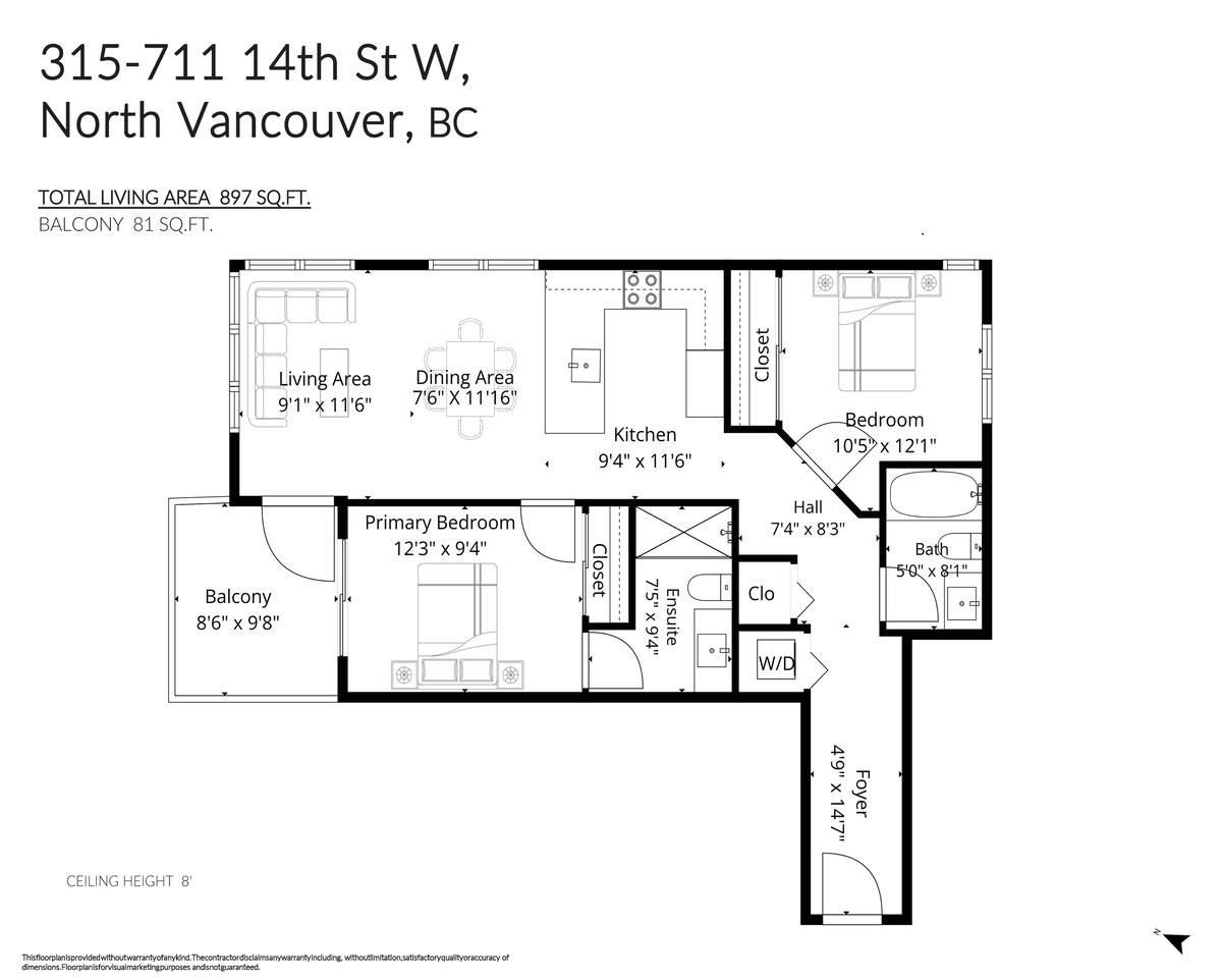 315-711 W 14th Street, North Vancouver, BC, V7M 3E8 - 18