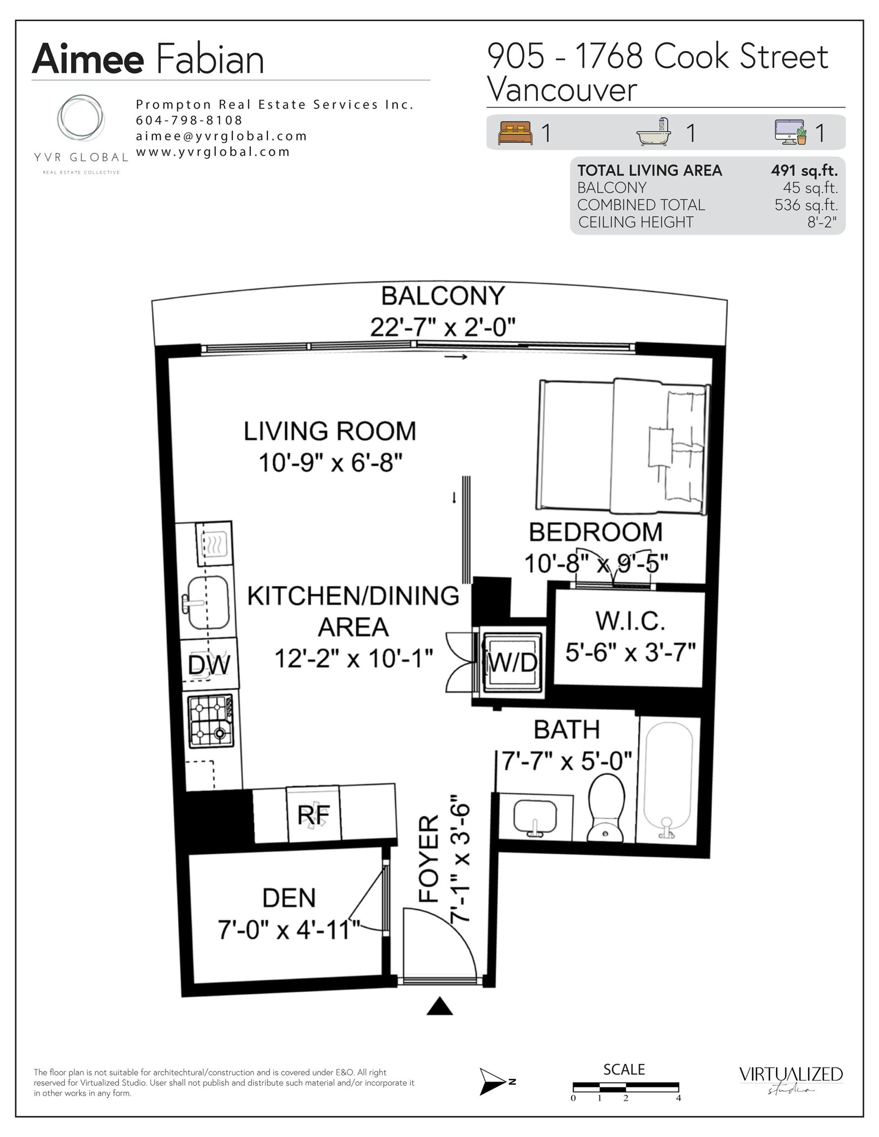 905-1768 Cook Street - 2