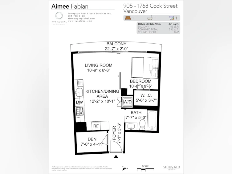 905-1768 Cook Street, Vancouver, BC, V5Y 0N3 - 2