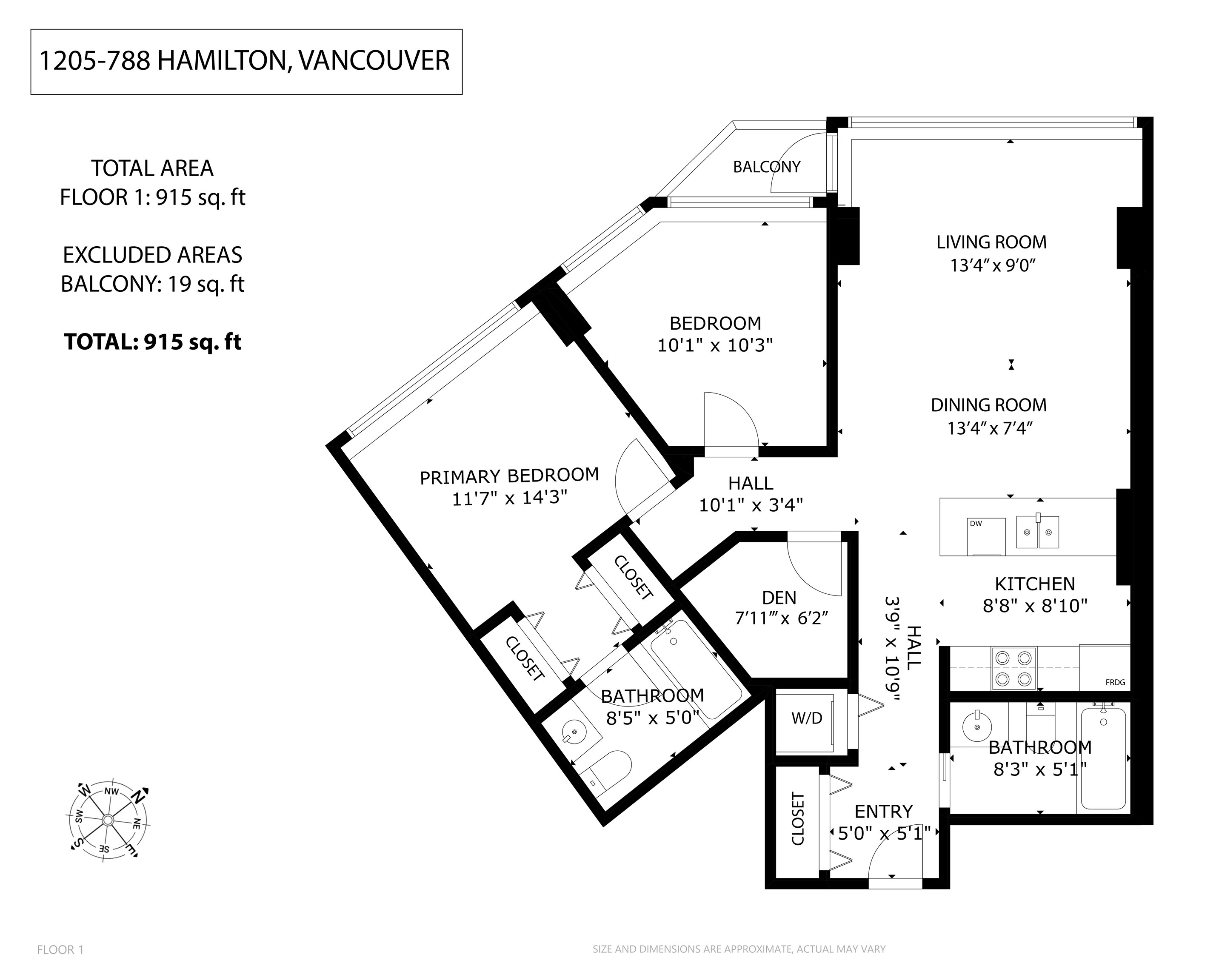 1205-788 Hamilton Street, Vancouver, BC, V6B 0E9 - 24