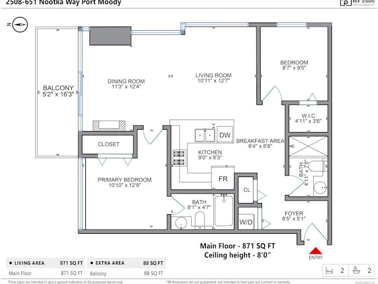 2508-651 Nootka Way, Port Moody, BC, V3H 0A1 - 22