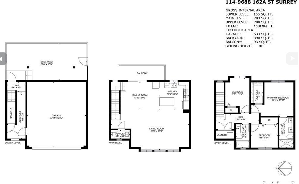 114-9688 162a Street, Surrey, BC, V4N 6V3 - 9